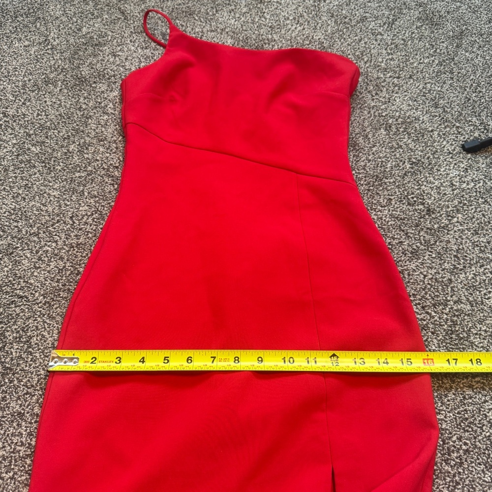 LIKELY Cassidy Red One Shoulder Bodycon Dress Size 2 NWT $198 Cocktail - Picture 11 of 12